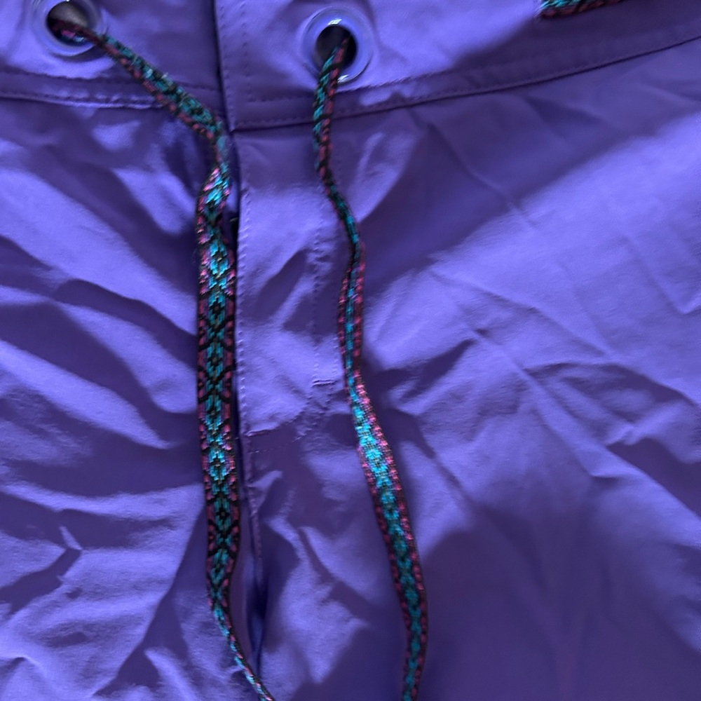 Prana drawstring Purple women’s large Swim Shorts board shorts - Picture 2 of 10